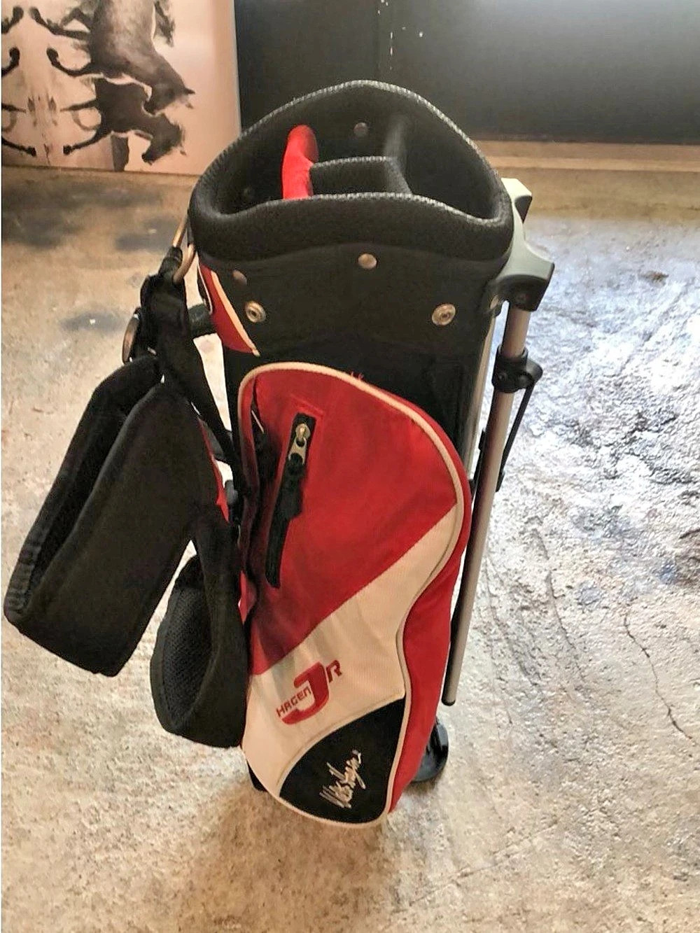Red & Black Golf Stand Bag
